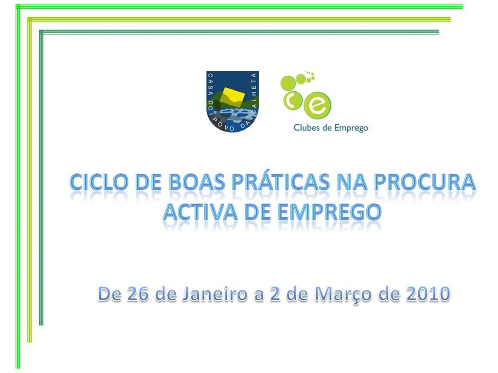 Ciclo de Boas Praticas